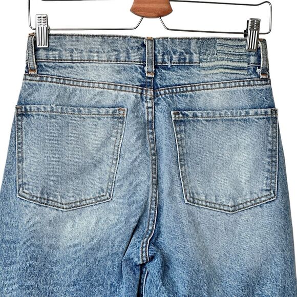Revice Denim Jeans 90’s Baby Crossover Waist Women's 27 Medium Wash Distressed - Picture 7 of 9